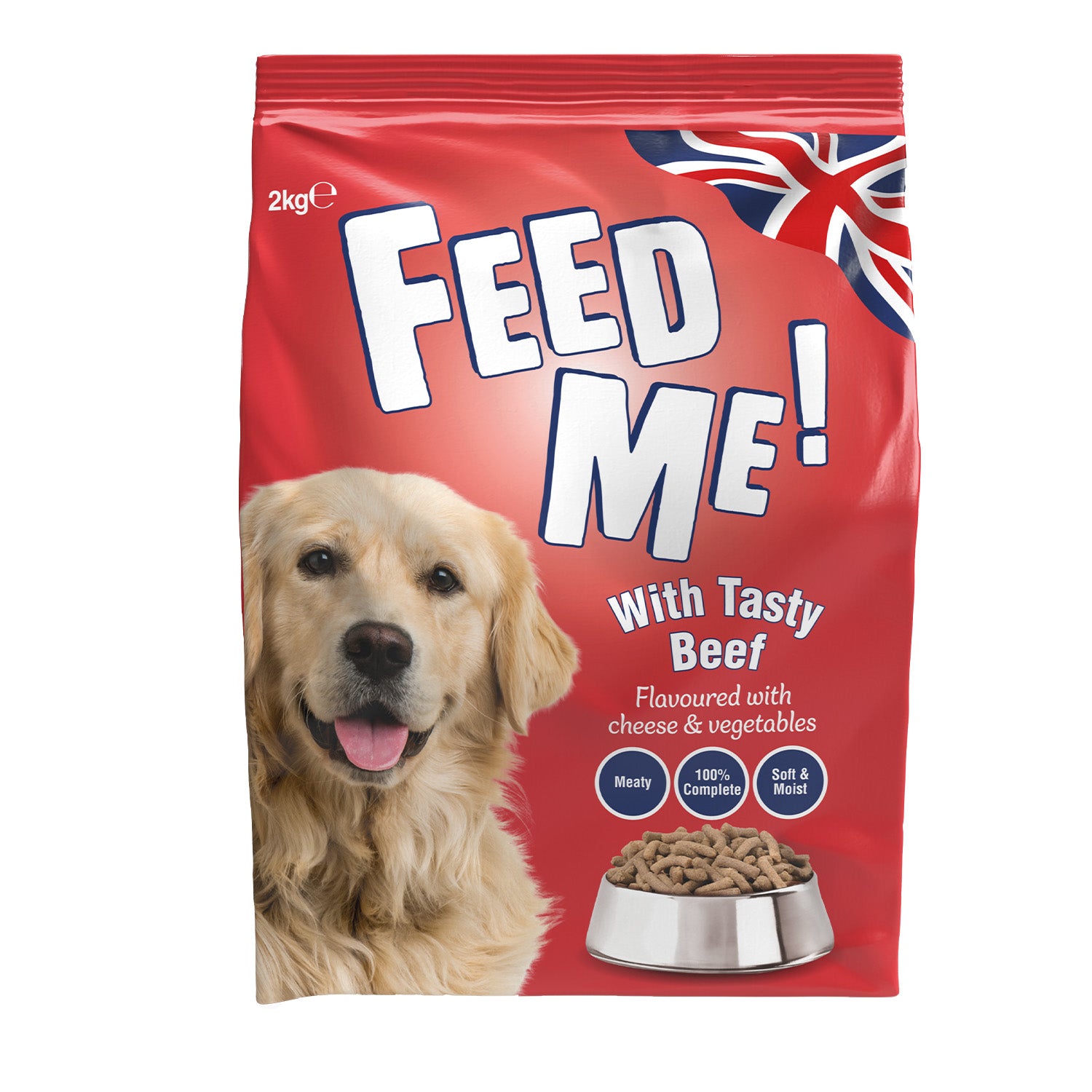 FEED ME! Adult Dog Tasty Beef flavoured with Cheese and Vegetables - 2kg - 12kg