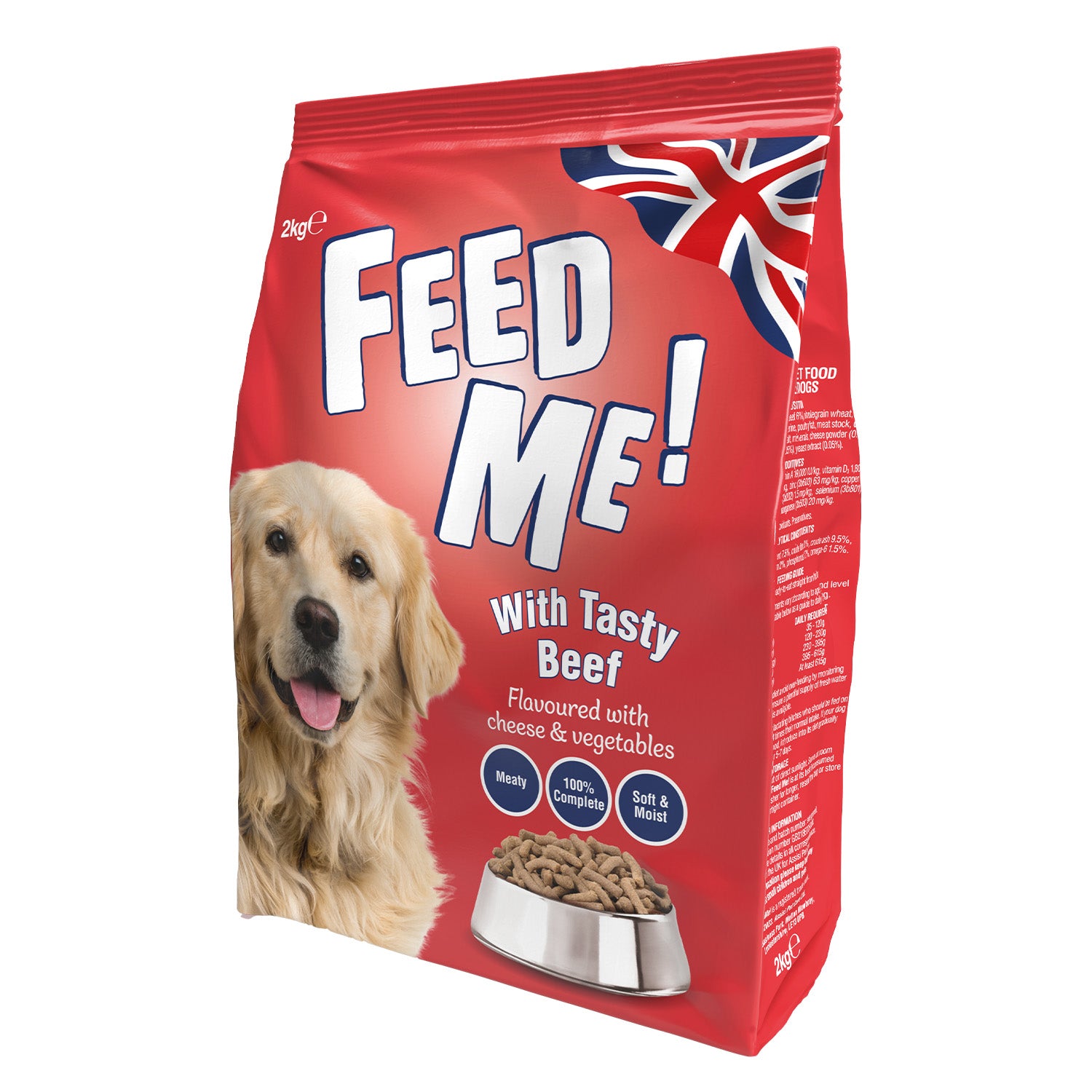 FEED ME! Adult Dog Tasty Beef flavoured with Cheese and Vegetables - 2kg - 12kg