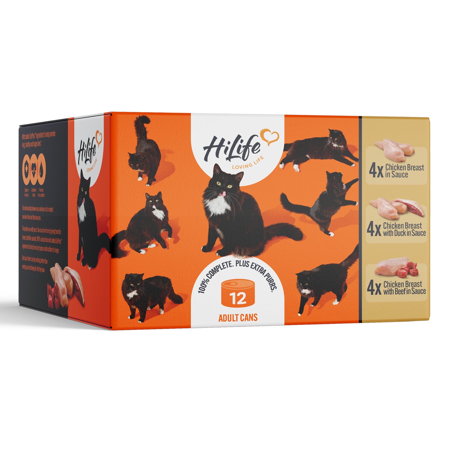 HiLife Adult Cat Chicken Recipes in Sauce - 70g 12 or 48 Cans
