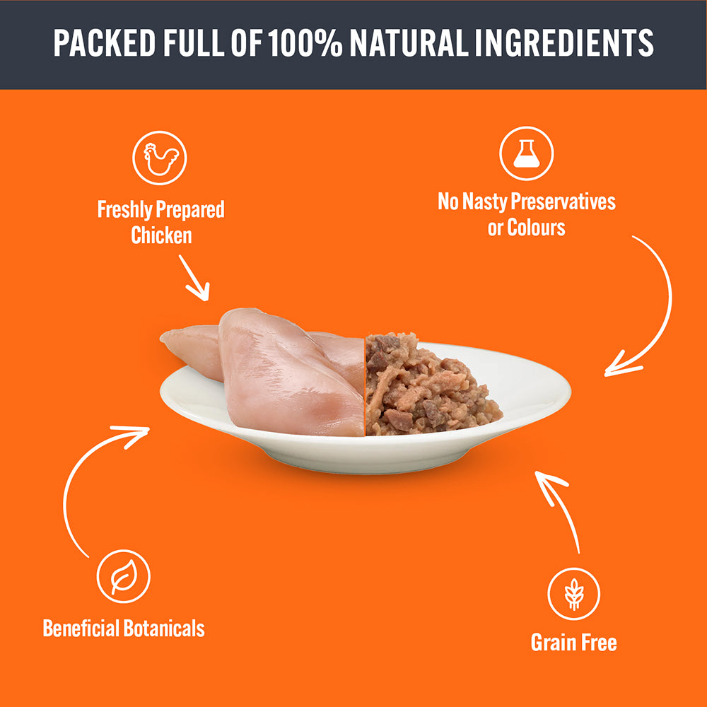 HiLife Mature Cat Chicken Pâté 70g Pouch - 8 or 32 Pack