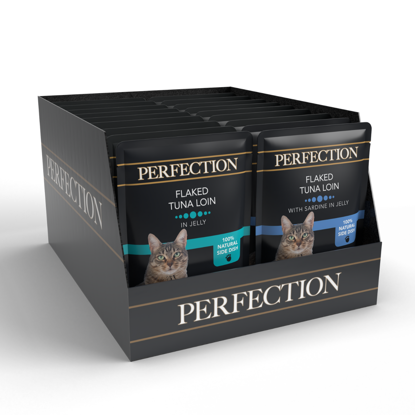 Perfection Adult Cat Tuna Loin Recipe Pouch - 36 Pack