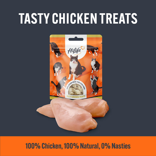 HiLife its only natural Chicken Breast Treats 10g Bag