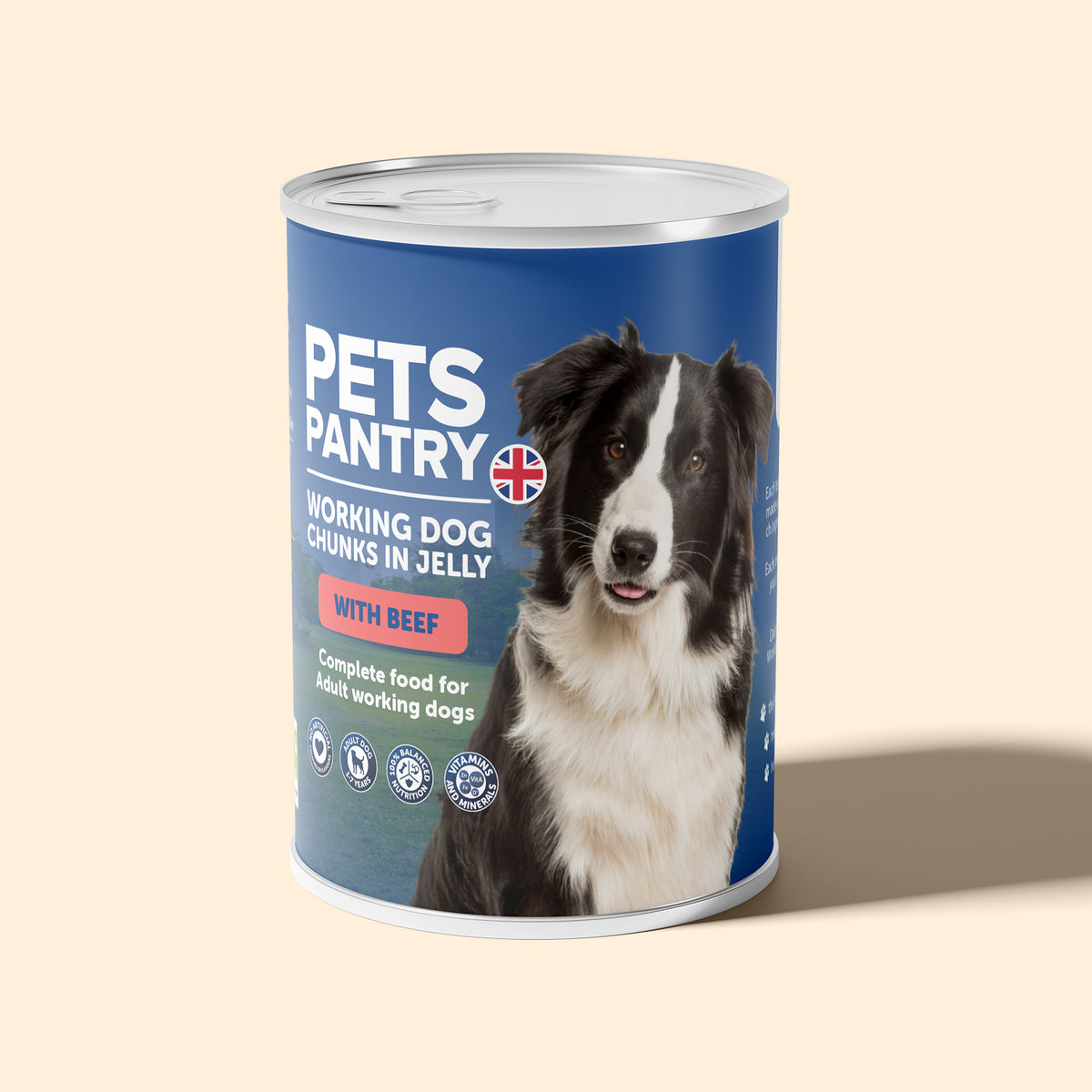 Pets Pantry Adult Working Dog Chunks in Jelly 6 x 400g Cans
