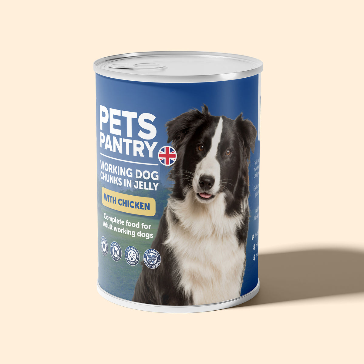 Pets Pantry Adult Working Dog Chunks in Jelly 6 x 400g Cans