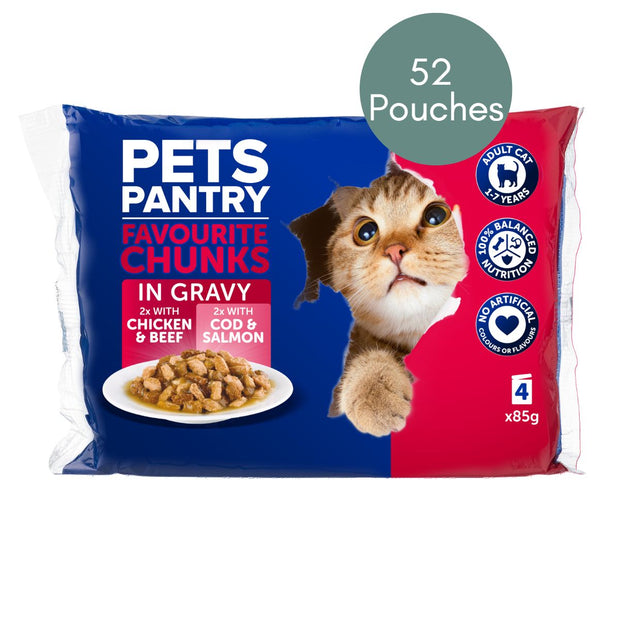PETS PANTRY from HiLife Favourite Chunks for Adult Cats