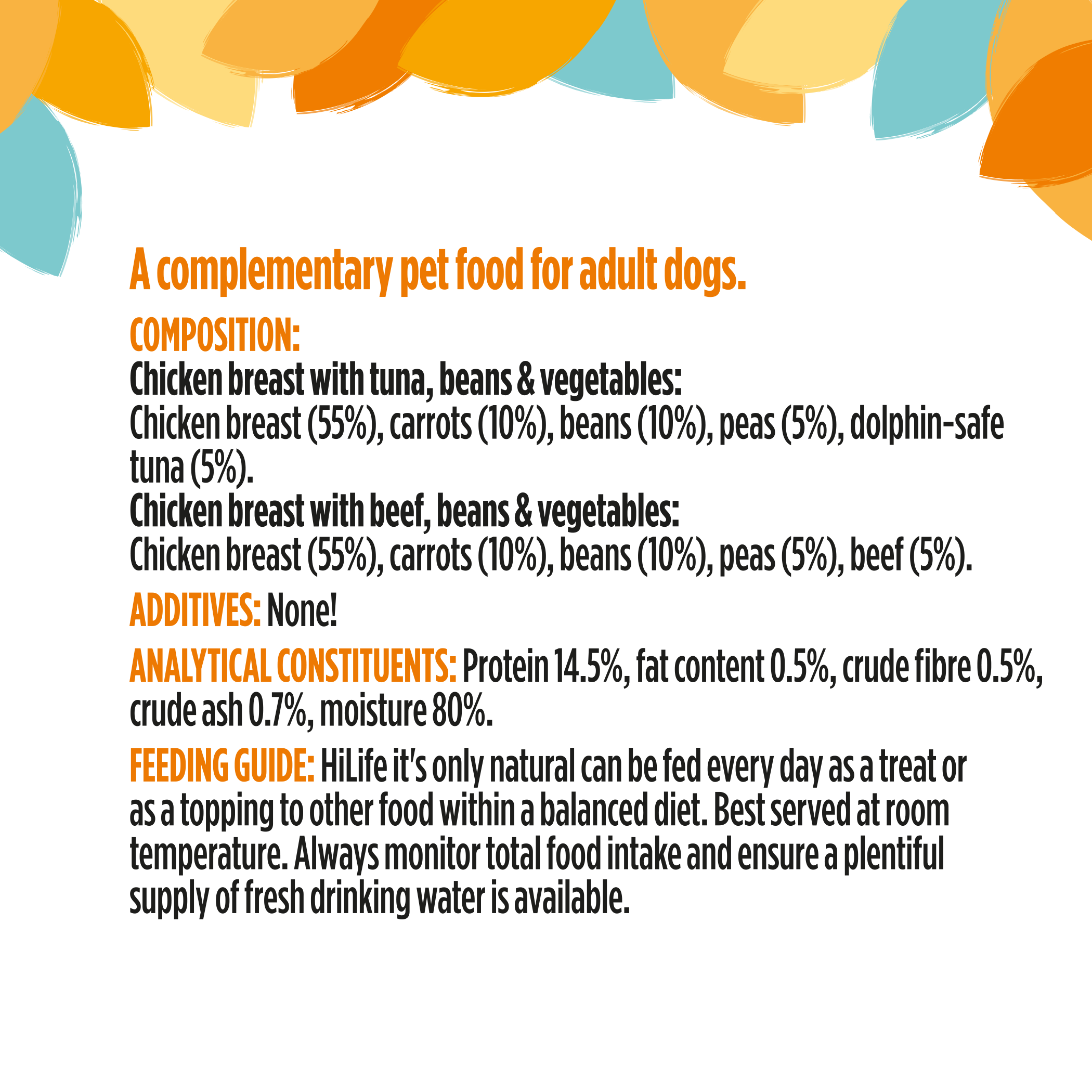 HiLife Adult Dog Broth 100g Pouch Selection - 5 or 15 Pack