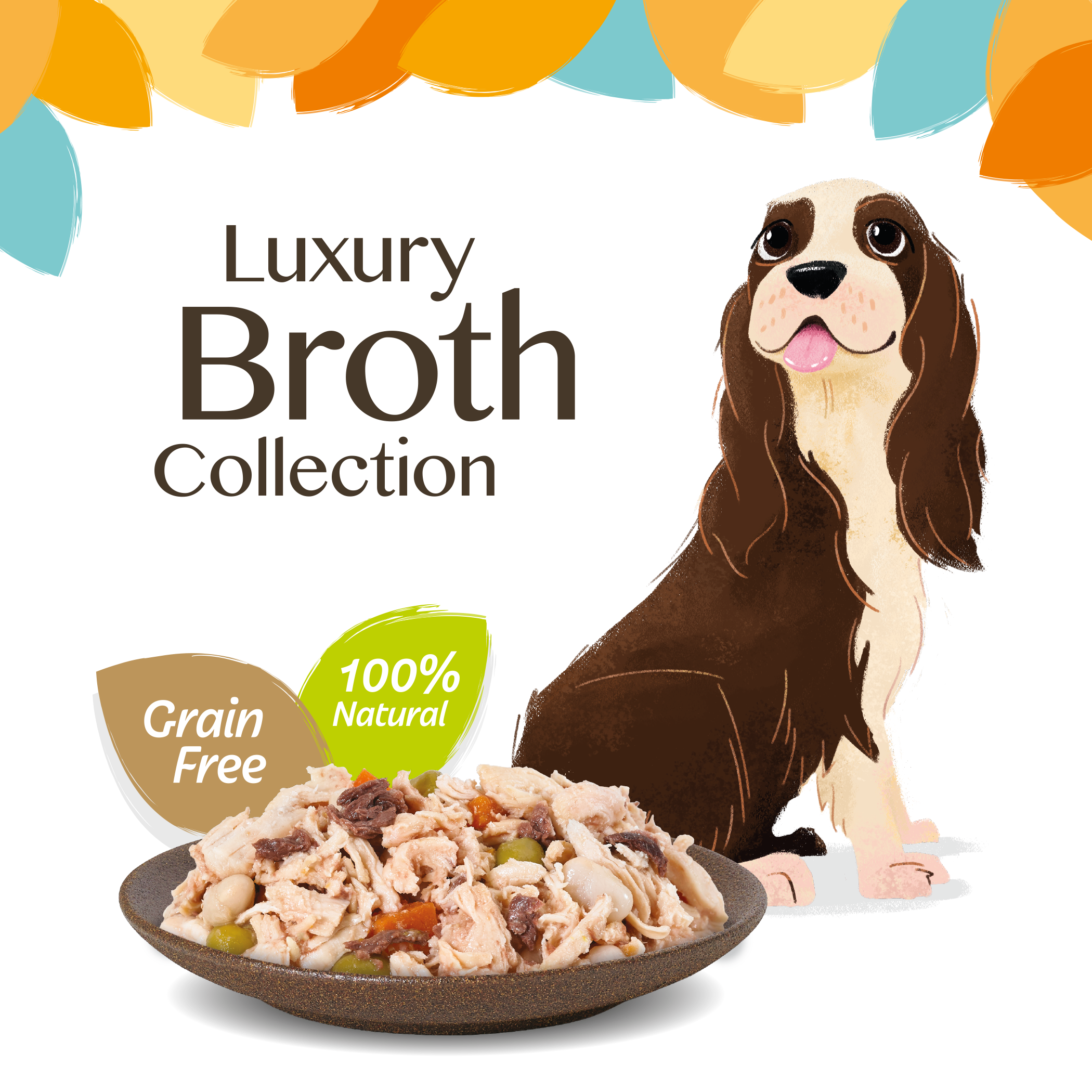 HiLife Adult Dog Broth 100g Pouch Selection - 5 or 15 Pack