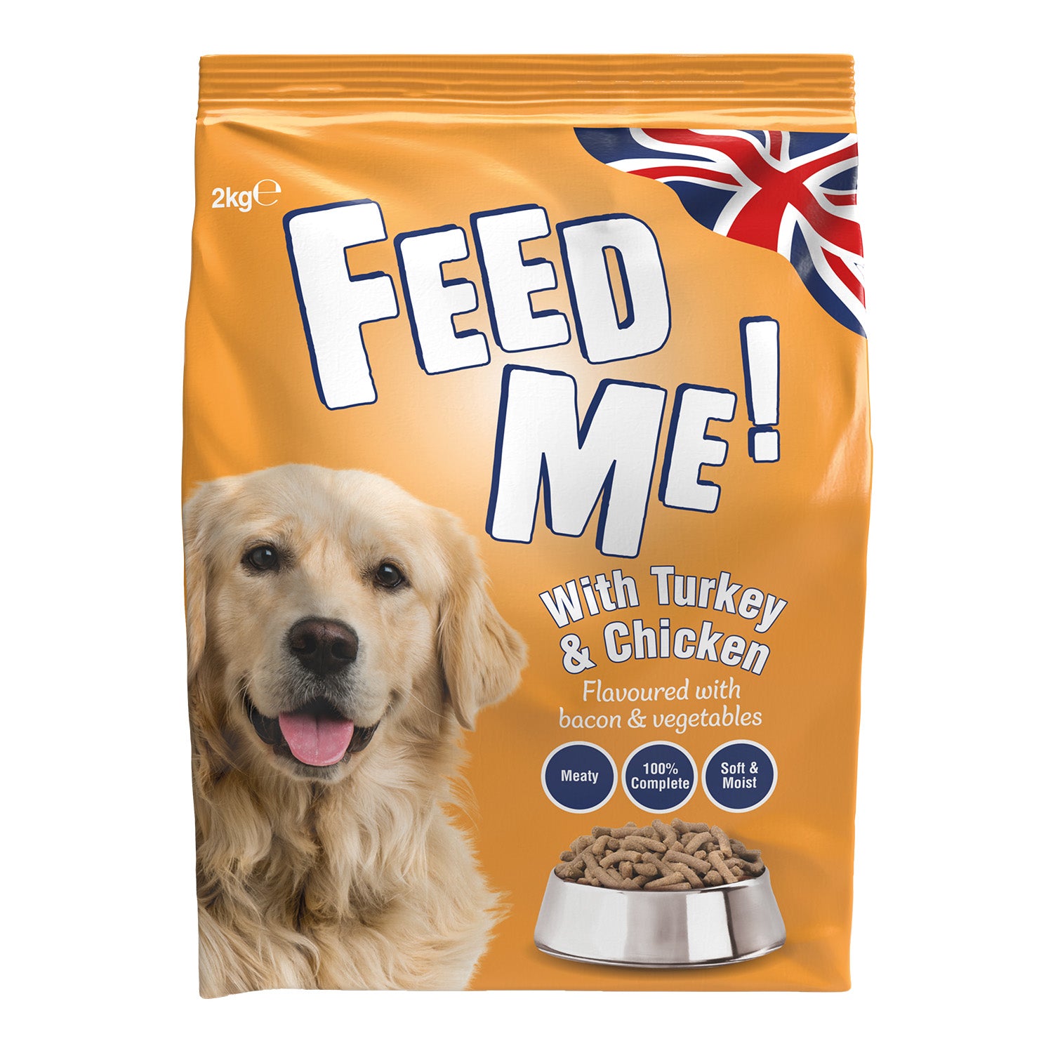 FEED ME! Adult Dog Turkey and Chicken flavoured with Bacon and Veg - 2 -12 kg