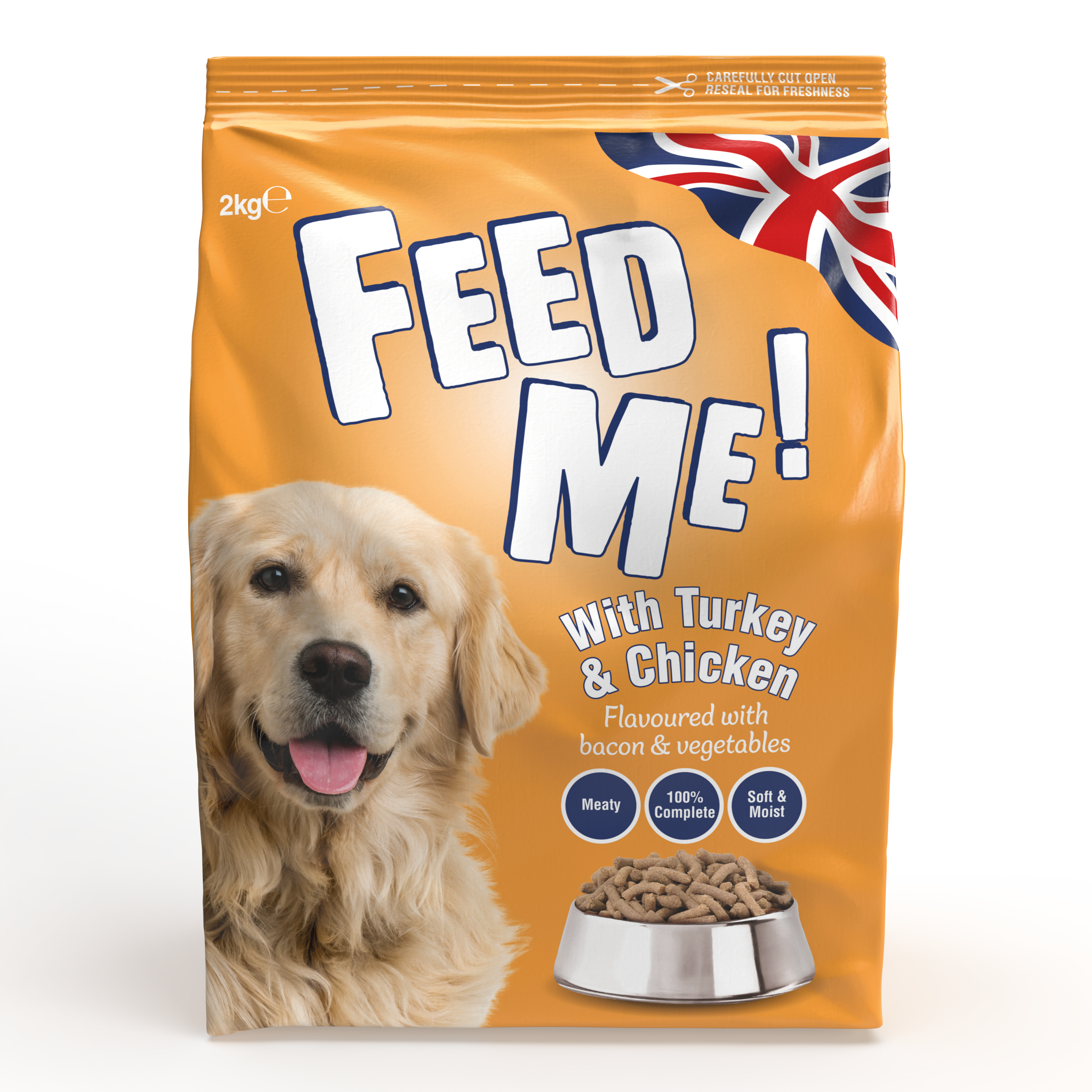 FEED ME! Adult Dog Turkey and Chicken flavoured with Bacon and Veg - 2 -12 kg