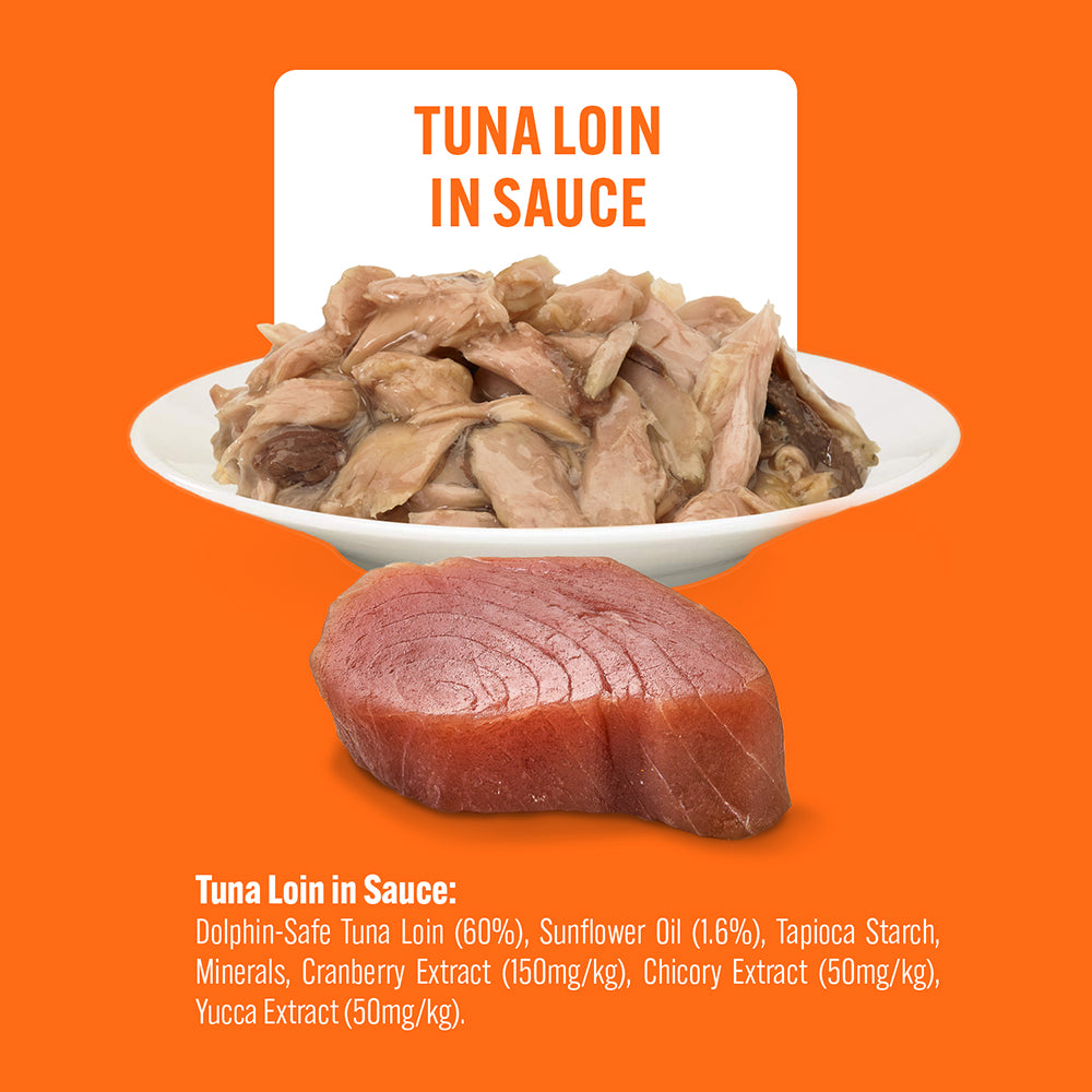 HiLife Adult Cat Tuna Loin in Sauce - 70g 12 Can Pack