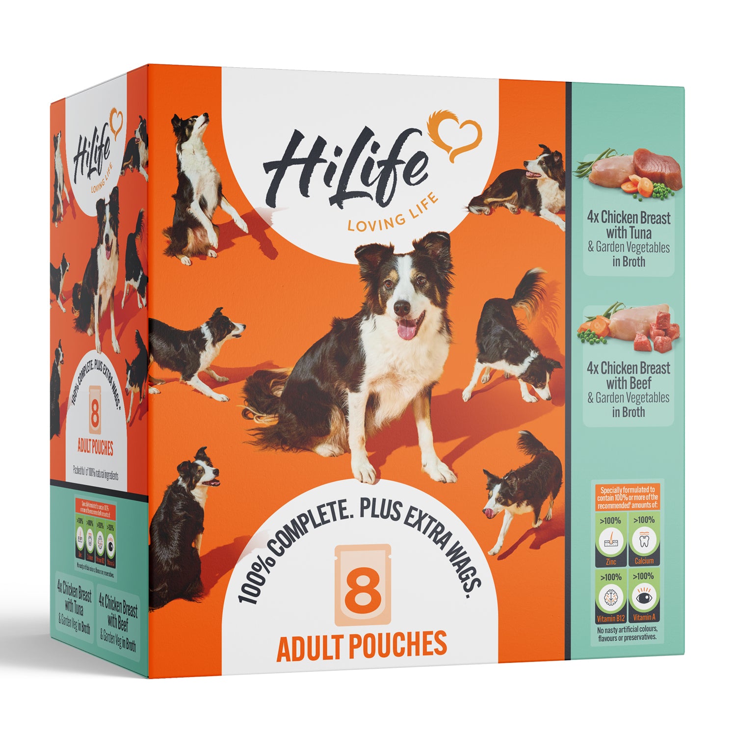 HiLife Adult Dog Chicken Broth 150g Pouch Selection - 8 or 24 Pack