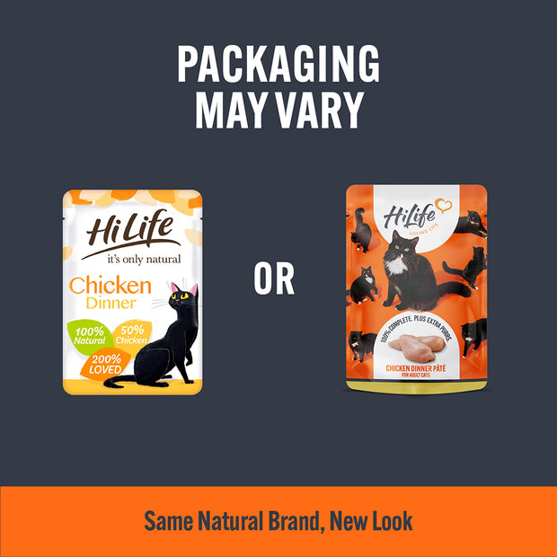 HiLife it s only natural cat food Chicken Dinner
