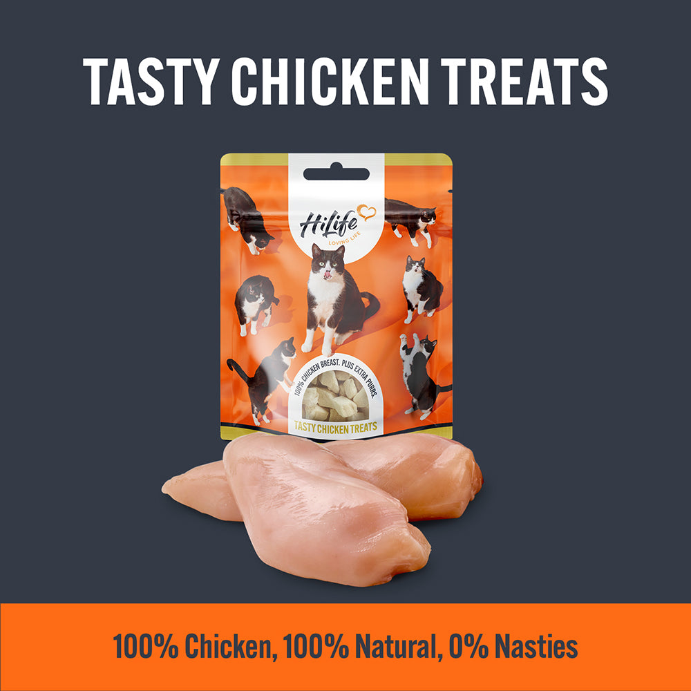 HiLife its only natural Chicken Breast Treats 10g Bag