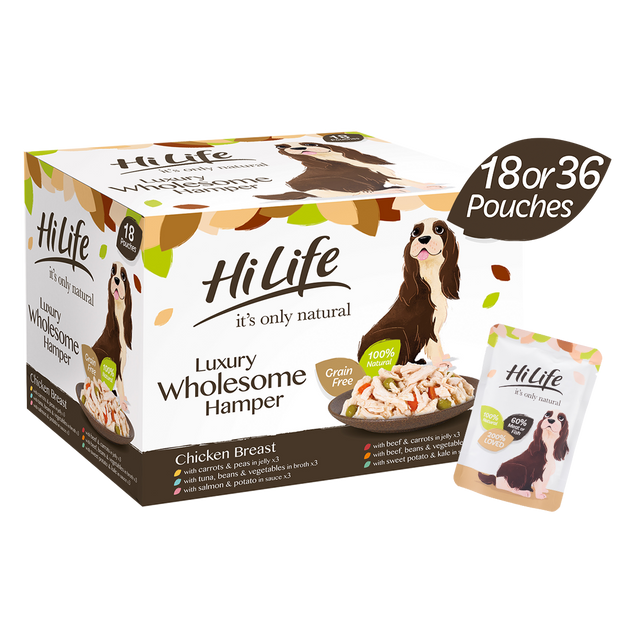 Hi life it's only natural deals dog food