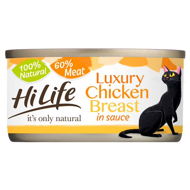 HiLife It s Only Natural Luxury Chicken Breast Cat Food HiLife