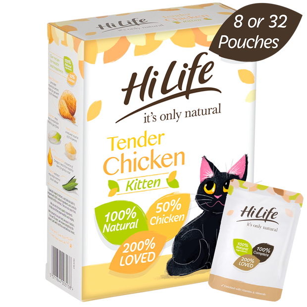 HiLife its only natural 
Kitten Tender Chicken