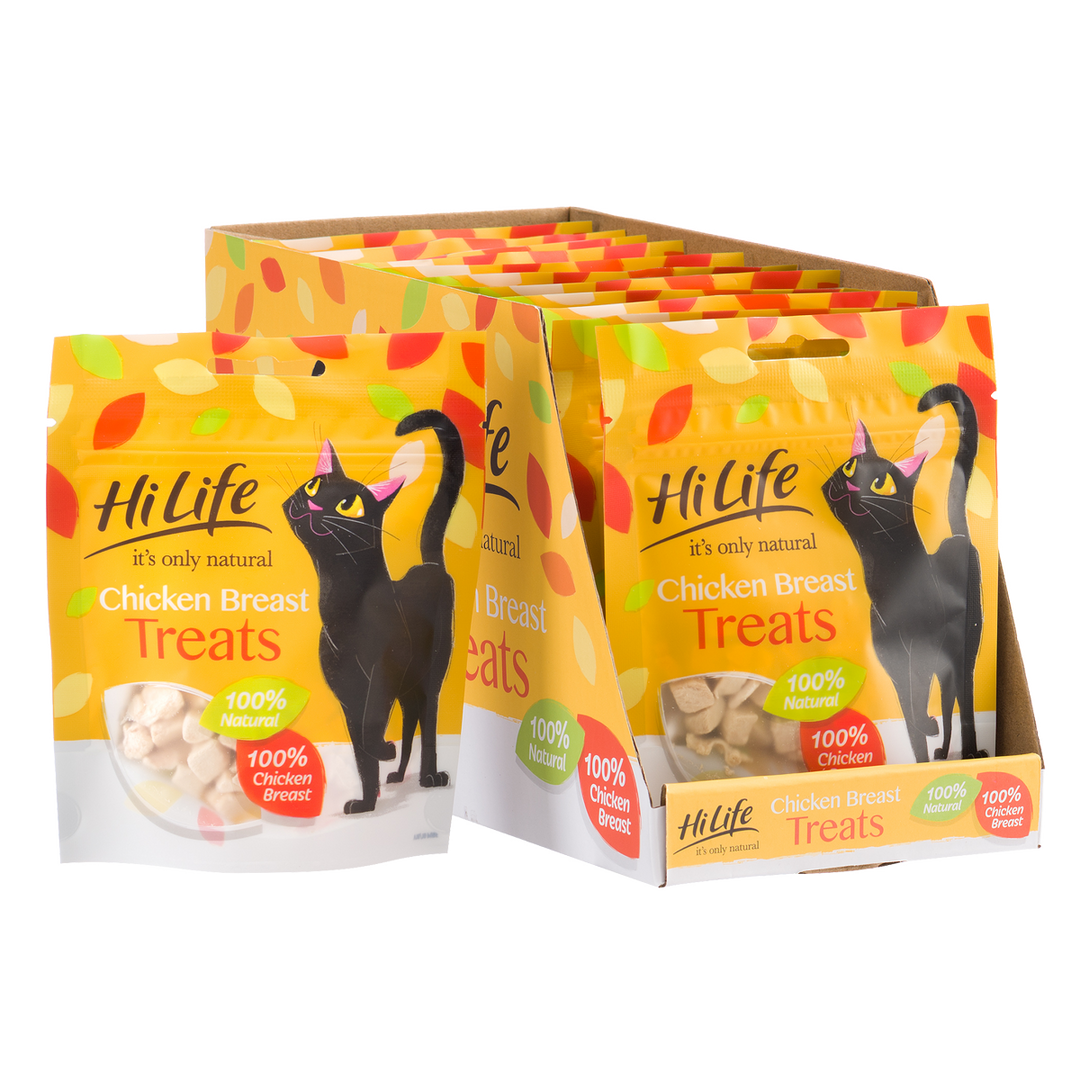 HiLife its only natural Chicken Breast Treats 10g Bag