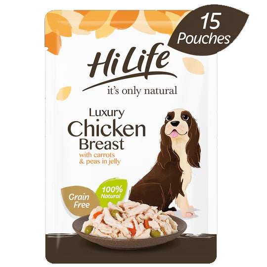 HiLife its only natural Luxury Chicken with Carrots & Peas